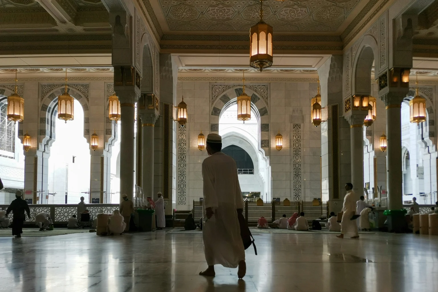 Pilgrims sharing a meaningful sacred journey
